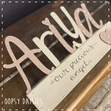 Personalised Name on Block 8590