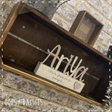 Personalised Name on Block 8590