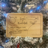 Personalised Santa & Rudolph Board 9531