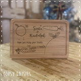 Personalised Santa & Rudolph Board 9531