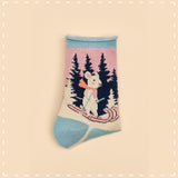 Powder Ankle Sock - Mouse on Skis 14343