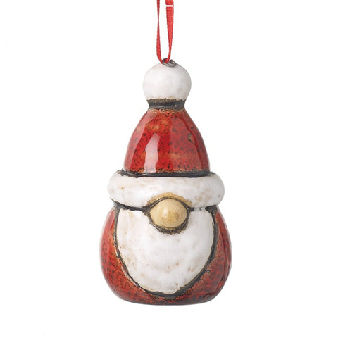 Hanging Ceramic Santa 14413