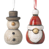 Hanging Ceramic Santa 14413