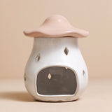 Pink Ceramic Toadstool Wax Burner 14396