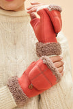 Powder Mittens - Anna in Coral 14432