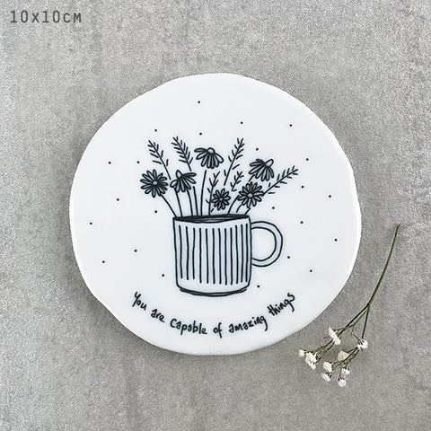 Porcelain Coaster - You are Capable 14284