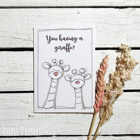 Card - Doodles / Giraffe 13664