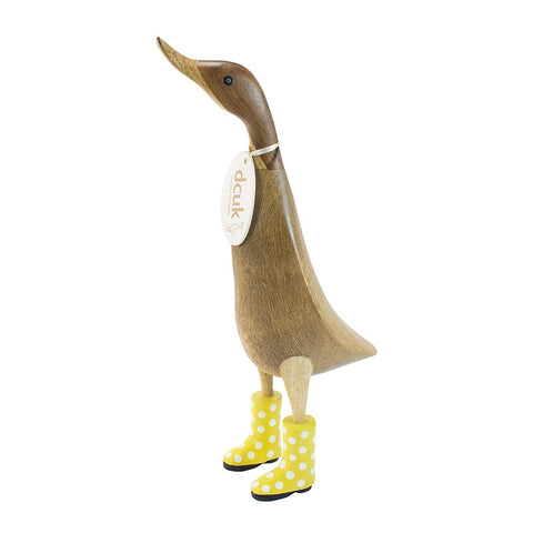 DCUK Ducklet with Spotty Welly - Yellow 9790