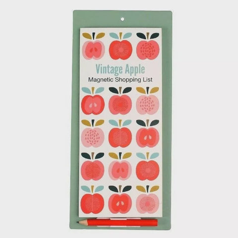 Magnetic Shopping List - Vintage Apple 14097