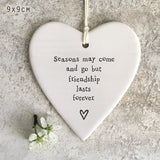 Porcelain Round Heart - Seasons Come and Go 14295
