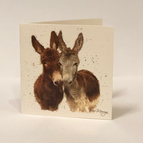Bree Merryn Greetings Card - Donkeys 9485