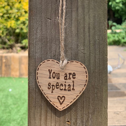 Handmade Little Sentiment Heart - You are Special 9998