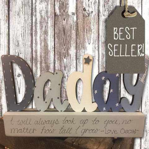 Personalised Daddy on Block 8896