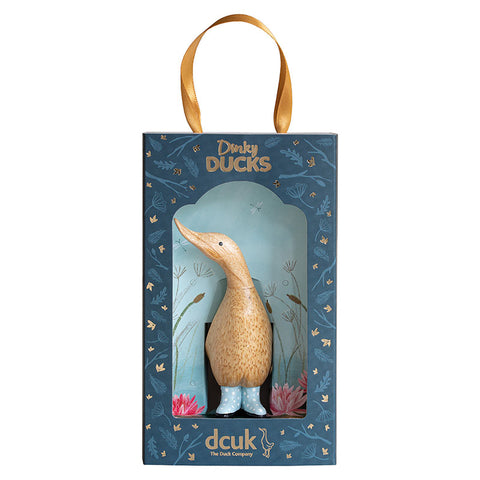 DCUK Dinky Duck with Spotty Welly - Lt Blue 10302