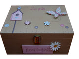 Keepsake Box Lg - Birds, Butterflies & Buttons 3689