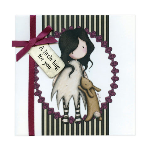 Gorjuss Greetings Card - A Little Hug 8956