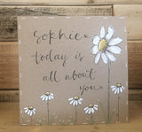 Personalised Card / Postcard - Tall Daisy 8722