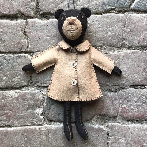Felt Bear in Jacket - Freddie 10356